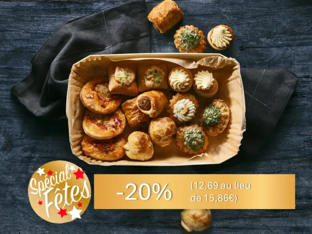 BOUCHÉES APÉRITIVES  - ASSORTIMENT 1X15 - surgelé