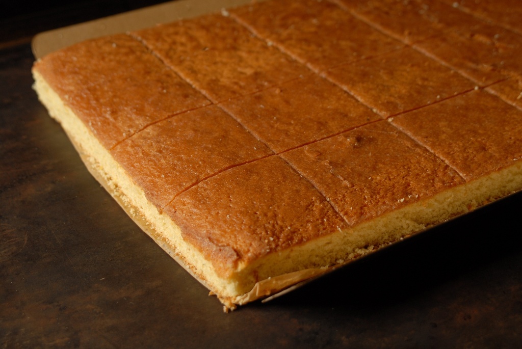 CAKE CITRON - BIO - PLAQUE 30x45cm - 24 parts