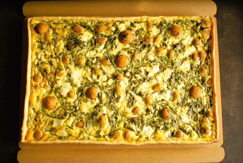 QUICHE FALAFEL, FETA & ROQUETTE - BIO - GASTRO 30X45 - 15 portions
