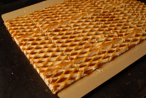 [2.2.3.2802 *] CARRÉ CONFITURE ABRICOT - BIO - PLAQUE 30x45cm- 24 parts