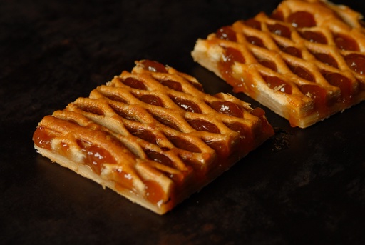 [2.2.2.2628 *] ABRIKOZEN CONFITUURTAART - BIO - 1X2