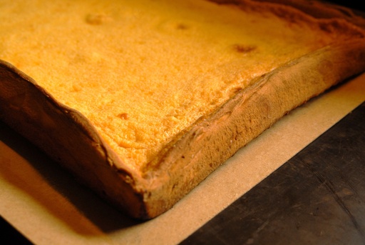[2.3.3.2352 *] CREME BRULEE' TAART - BIO - PLAAT 30x45cm - diepvries
