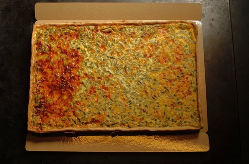 [3.2.3.3793 *] QUICHE ASPERGES & PARMESAN - BIO - GASTRO 30X45 - 1X3000g