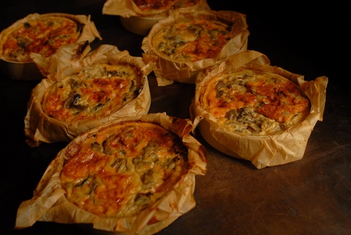 [3.2.1.1362 *] QUICHE MET CHAMPIGNONS - BIO - X1