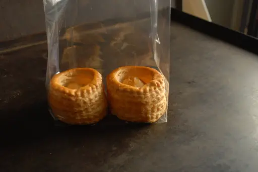 [5.1.2.0990 *] VIDEES - KONINGINNEHAPJES MET ECHTE BOTER - BIO - 8CM 1X2