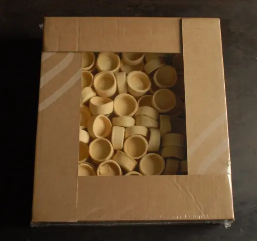 [5.1.2.2659 *] FONDS MINI TARTELETTES SUCREES BORDS FESTONNES - BIO - 1X100