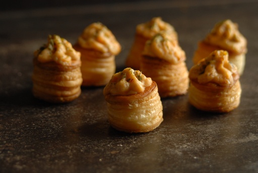 [1.3.2.5735] ZAKOUSKI MINI BOUCHEES SAUMON 1X35 - Surgelé