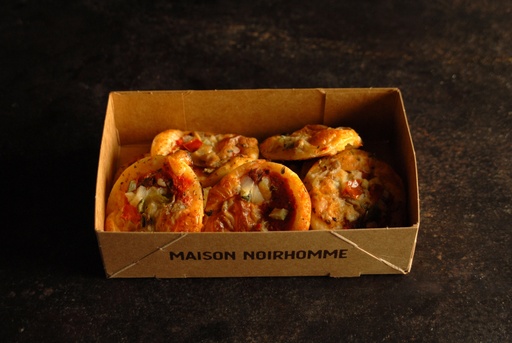 [1.2.2.6299 *] BOUCHÉES APÉRITIVES - MINI PIZZAS - BIO - 1X8 - frais